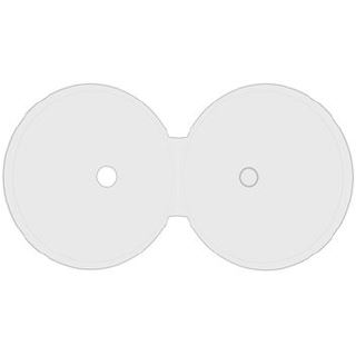 MediaRange Leerhülle für 1 Dics (Shellcase) transparent