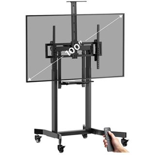 Equip Bodenstandhalter 55-100"/ 1TFT 120kg 1Ablage schwarz lite