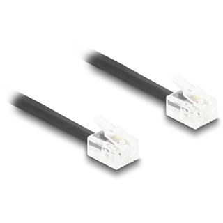 (€3,45*/1m) 2.00m Delock Telefon Spiralkabel RJ11 Stecker auf