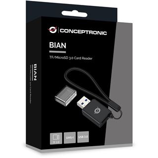 Conceptronic Card Reader USB-A -> Micro SD/TF 3.0 schwarz