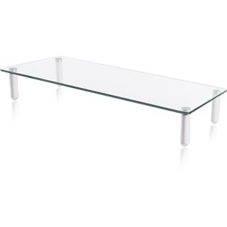 Equip Monitortischerhöhung bis 20kg Glastisch weiß retail