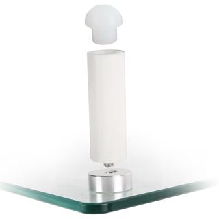 Equip Monitortischerhöhung bis 20kg Glastisch weiß retail