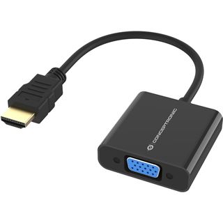 0.25m Conceptronic Adapter HDMI -> VGA 1080P 60Hz 0.25m sw