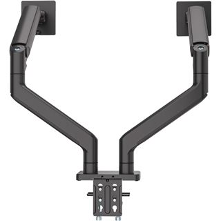 Manhattan Tischhalterung mit mech. Feder 2 Monitore 17-45"