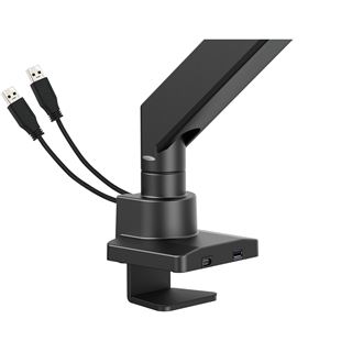 Manhattan Tischhalterung 1 Monitor 17-57" 27kg mit USB Ports