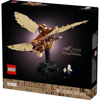 LEGO Icons 10363 Leonardo da Vincis Flugger&auml;t, Deko f&uuml;r