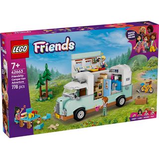 LEGO Friends 42663 Wohnmobil, Spielzeug mit Wohnwagen, Geschenkidee