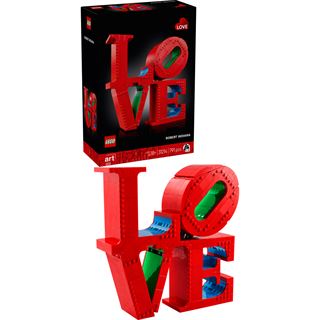 LEGO ART 31214 LOVE, Bauset f&uuml;r Erwachsene, Wohn- und