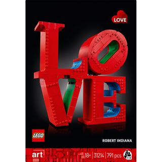 LEGO ART 31214 LOVE, Bauset f&uuml;r Erwachsene, Wohn- und