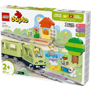 LEGO DUPLO 10427 Town Interaktive Abenteuer-Eisenbahn, Lernspielzeug