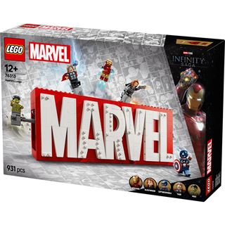 LEGO Marvel 76313 MARVEL Logo & Minifiguren - Set mit Avengers