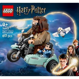 LEGO Harry Potter 76443 Hagrids und Harrys Motorradtour, Motorrad Set
