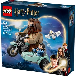 LEGO Harry Potter 76443 Hagrids und Harrys Motorradtour, Motorrad Set