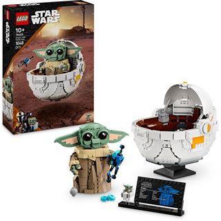 LEGO Star Wars 75403 Grogu in seiner Repulsorwiege aus The Mandalorian