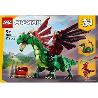 LEGO Creator 3in1 31161 Gr&uuml;ner Drache - Spielzeug Seeschlange