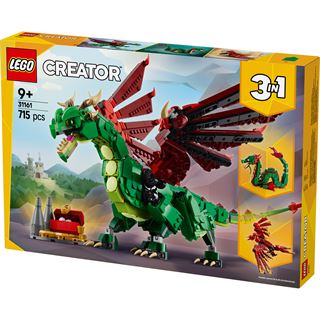 LEGO Creator 3in1 31161 Gr&uuml;ner Drache - Spielzeug Seeschlange