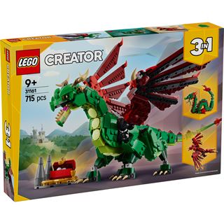 LEGO Creator 3in1 31161 Gr&uuml;ner Drache - Spielzeug Seeschlange