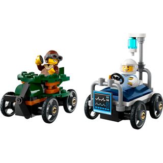 LEGO City 60459 Flugzeug vs. Krankenhausbett - Seifenkisten Spielzeug