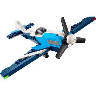 LEGO Creator 3in1 31160 Flieger: Rennflugzeug - Jet oder Hubschrauber