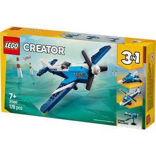 LEGO Creator 3in1 31160 Flieger: Rennflugzeug - Jet oder Hubschrauber
