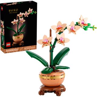 LEGO Botanicals 10343 Mini-Orchidee - Kunstblumen Set für