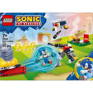 LEGO Sonic the Hedgehog 77001 Sonics Showdown am Lagerfeuer, Spielzeug