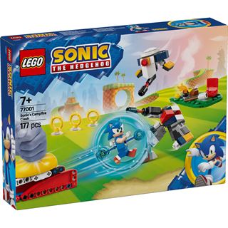 LEGO Sonic the Hedgehog 77001 Sonics Showdown am Lagerfeuer, Spielzeug