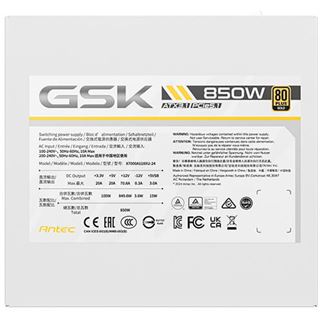 850 Watt Antec GSK 850 EC ATX3.1/Gen5/F-Modular/80+ Gold wh retail
