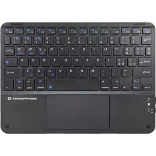 Conceptronic Wireless Tastatur, Layout italien. 10" schwarz