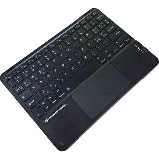 Conceptronic Wireless Tastatur, Layout italien. 10" schwarz