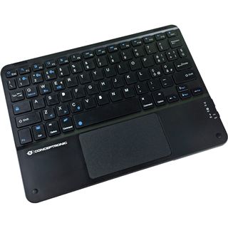 Conceptronic Wireless Tastatur, Layout italien. 10" schwarz