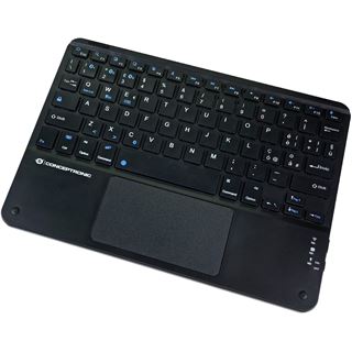 Conceptronic Wireless Tastatur, Layout italien. 10" schwarz