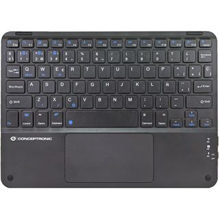 Conceptronic Wireless Tastatur, Layout spanisch 10" schwarz