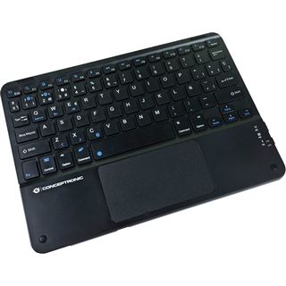 Conceptronic Wireless Tastatur, Layout spanisch 10" schwarz