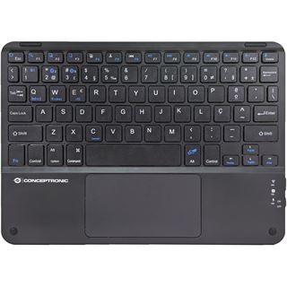 Conceptronic Wireless Tastatur, Layout portug. 10" schwarz