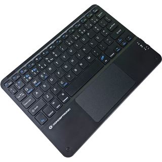 Conceptronic Wireless Tastatur, Layout portug. 10" schwarz