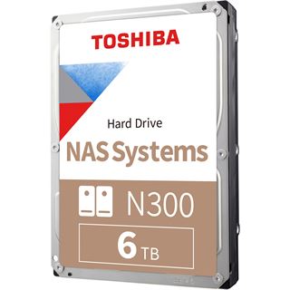 6TB Toshiba N300 NAS HARD DRIVE 3.5 SATA 7200 RPM 512MB CMR