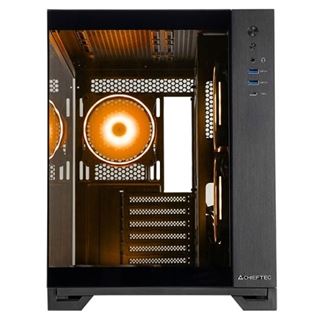 Chieftec Visio Midi Tower ohne Netzteil schwarz