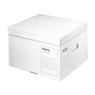 LEITZ 10 Archivcontainer Infinity M wei&szlig; 35,0 x 32,0 x 26,5 cm