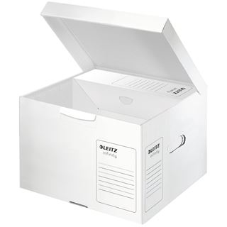 LEITZ 10 Archivcontainer Infinity M wei&szlig; 35,0 x 32,0 x 26,5 cm