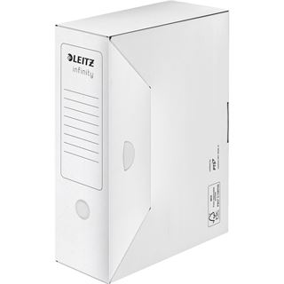 LEITZ 10 Archivboxen Infinity wei&szlig; 10,0 x 33,0 x 25,5 cm