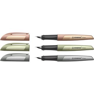 STABILO Flow MONOCHROME Patronenf&uuml;ller pastellbraun M (mittel)