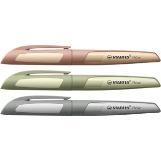 STABILO Flow MONOCHROME Patronenf&uuml;ller pastellgrau M (mittel)