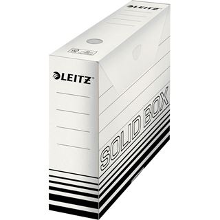 LEITZ 10 Archivbox Solid wei&szlig; 8,0 x 33,0 x 25,7 cm