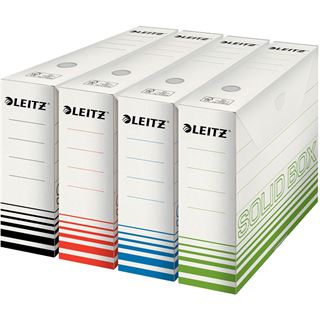 LEITZ 10 Archivbox Solid wei&szlig; 8,0 x 33,0 x 25,7 cm