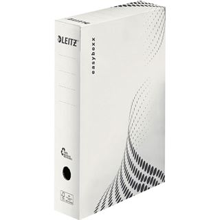 LEITZ 25 Archivboxen easyboxx wei&szlig; 8,0 x 35,0 x 25,0 cm