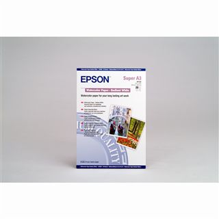 Epson WaterColor Paper  Radiant White Wasserfarbenpapier 32.9x42.3