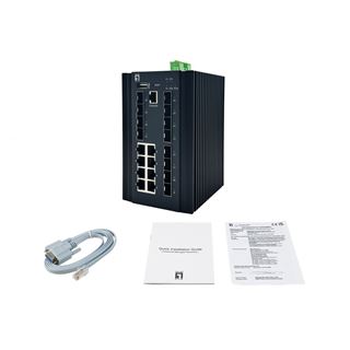 LevelOne Switch 20x GE IGX-2072 8x 1GbE,8x 2.5GbE SFP+ sw