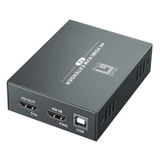 LevelOne HDMI over Cat.5/6 Extender kit 4K, 100m schwarz
