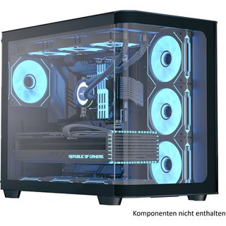Aerocool Geh Midi P500C-G-BK-V1 o.N. Full Tempered Glas (B)